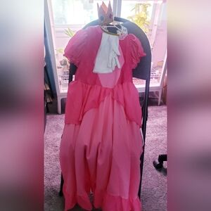 Pink Princess Peach Costume for Kids